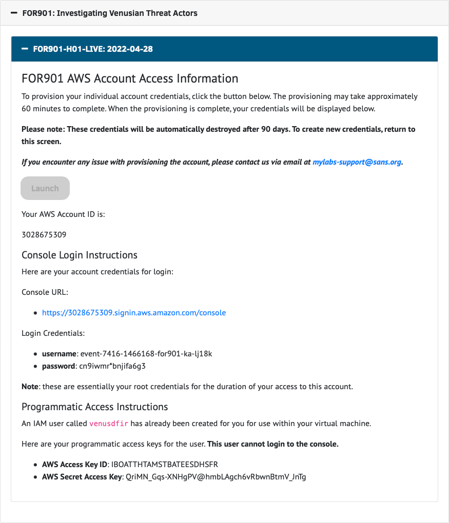 My Labs dynamic Account Provisioning ready My Labs dynamic Account Provisioning ready